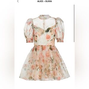 Alice + Olivia
Vernita PuffSleeve Minidress
Morning Side Floral White